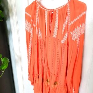 FREE PEOPLE "FREE HORSES" MINI DRESS